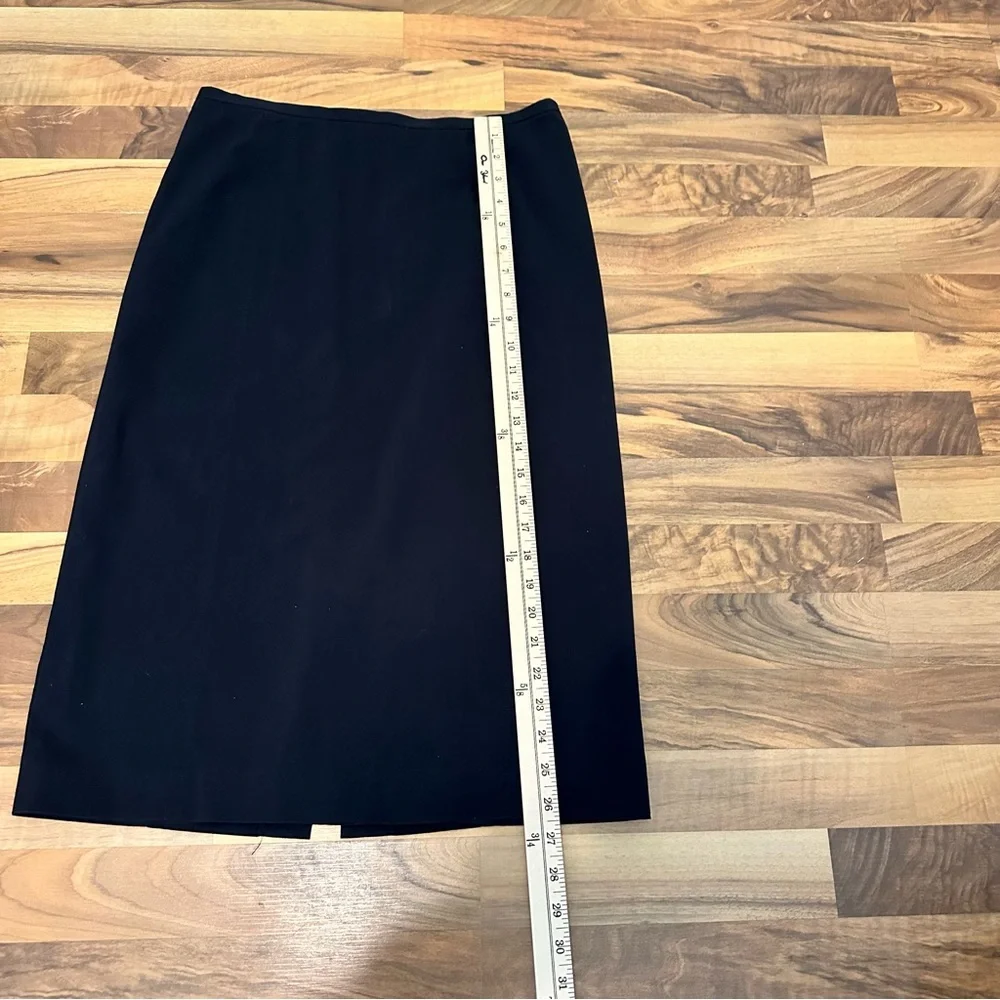 J. Crew Black Pencil Midi Skirt Women’s Size 6 Classic Carrer Office